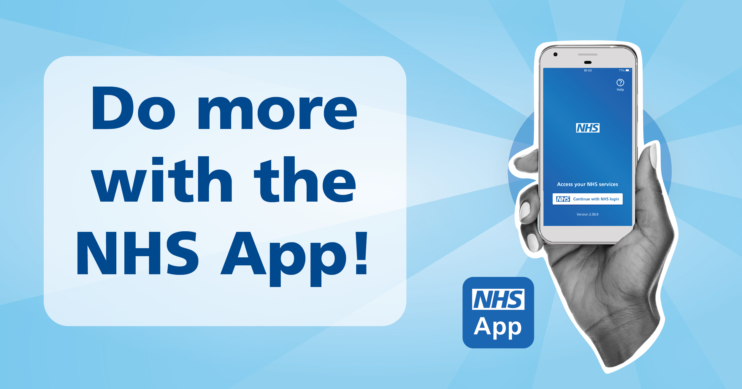 use the NHS app